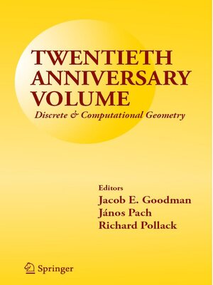 cover image of Twentieth Anniversary Volume